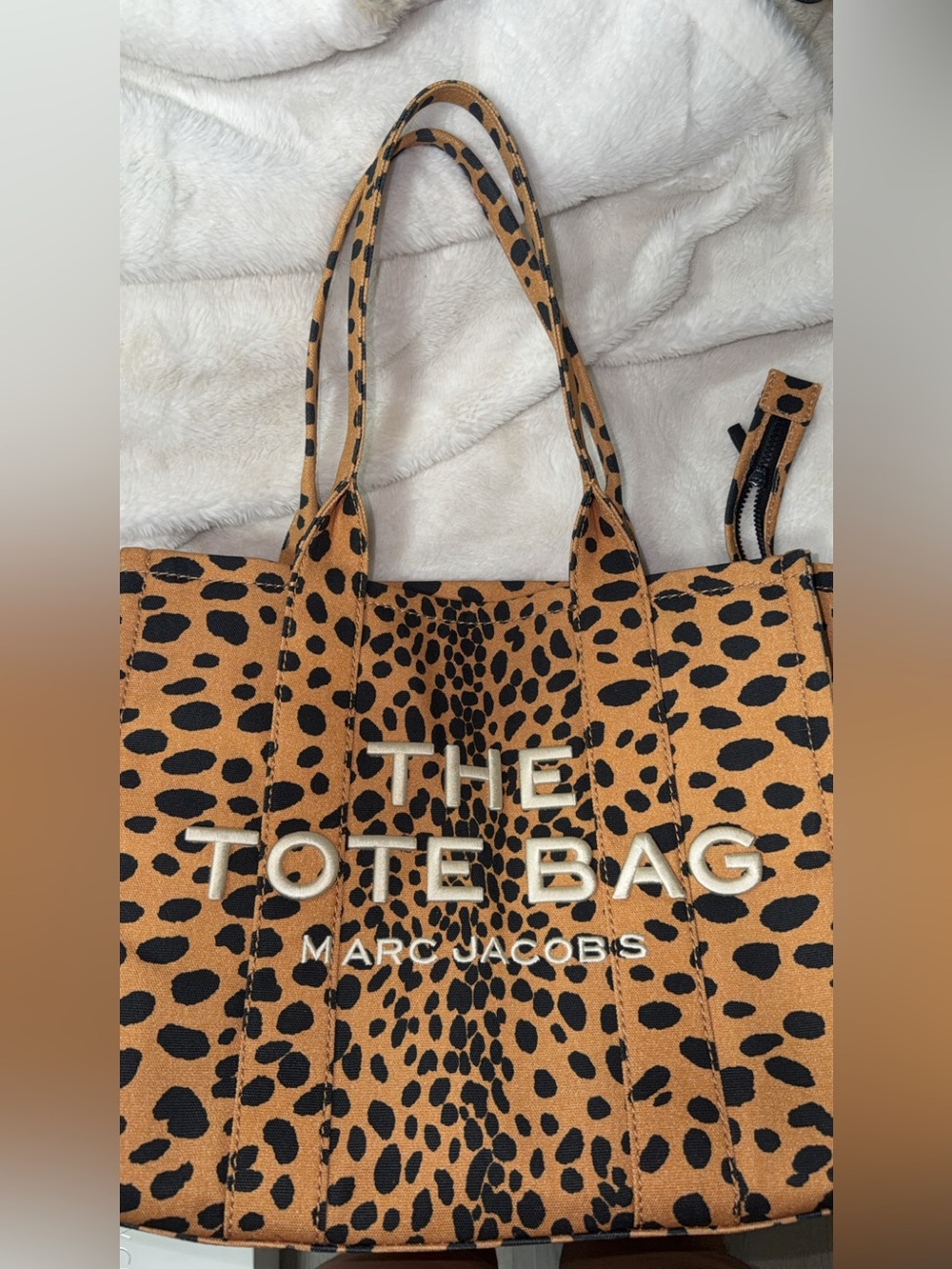 Marc Jacobs The Tote Bag in Leopard Print Tan & Black